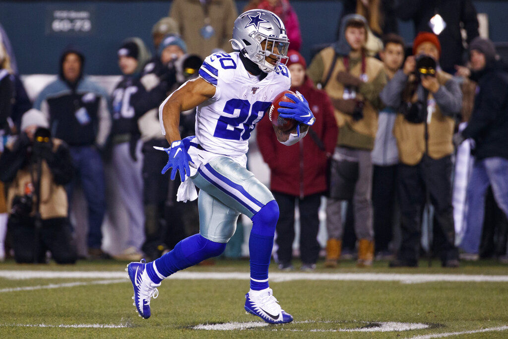 Cowboys running back Tony Pollard